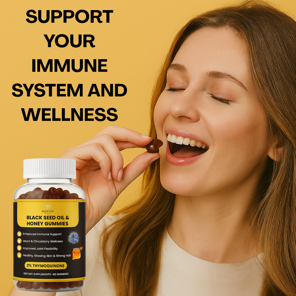 Black Seed Oil and Honey Gummies